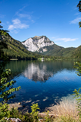 Blick in die Ferne über den See