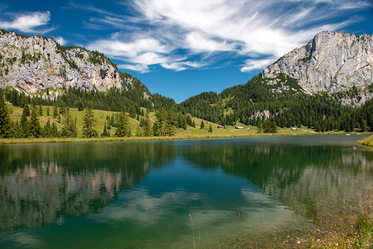 Spiegelung auf der Wurzeralm